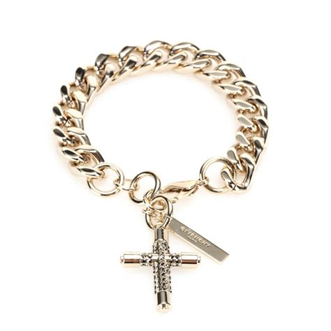 givenchy bracelet with crosses